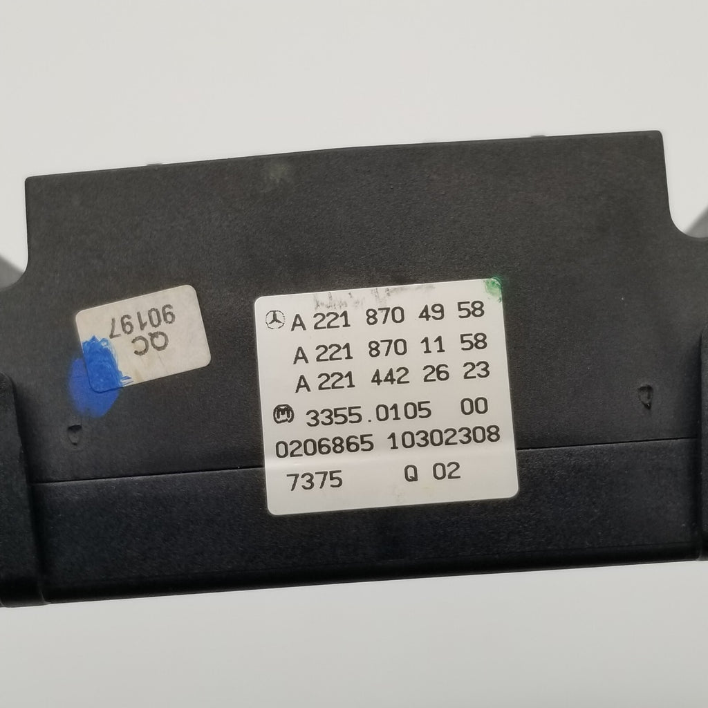 2007-2014 Mercedes W221 S550 S63 AMG S400 AC Heater Climate Control Switch OEM