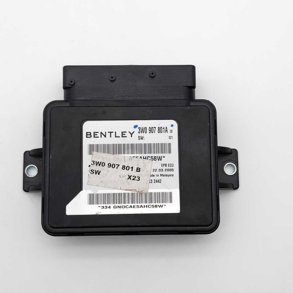 2004 2005 2006 Bentley Continental GT Parking Brake Control Module 3W0907801A