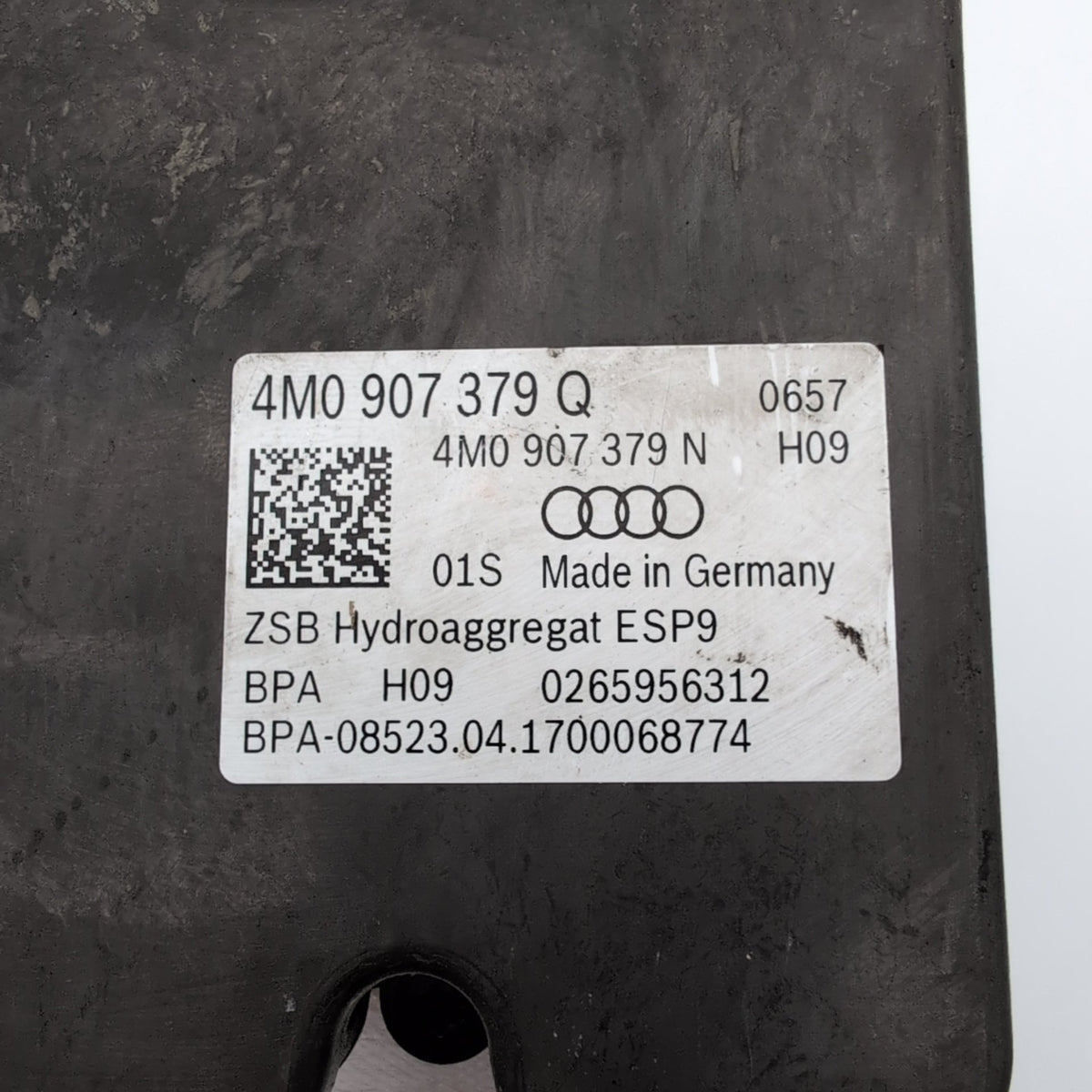 2017 2018 2019 Audi Q7 ABS Anti Lock Brake Pump Control Unit 4M0907379Q