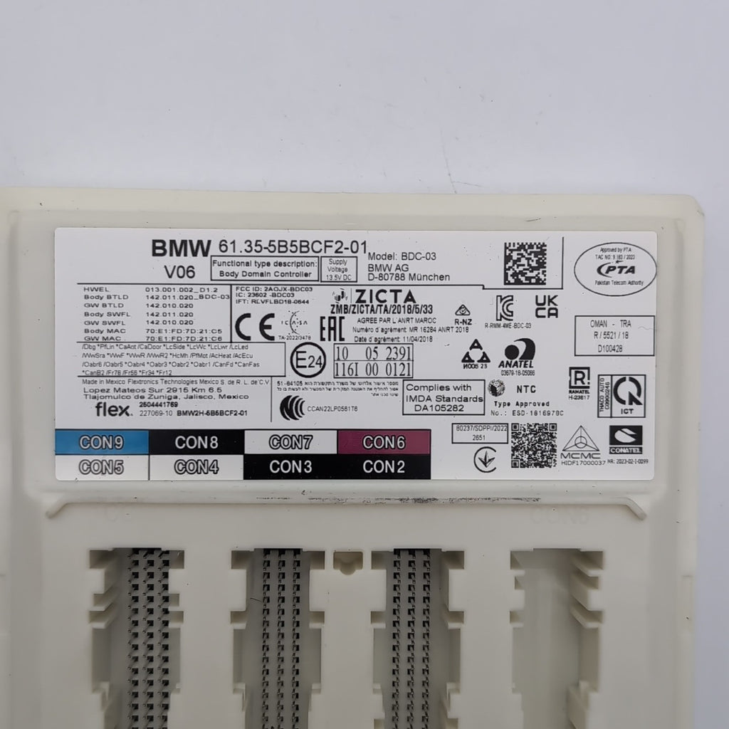 2024- 2026 BMW 330i M340 M440 X4 G20 G26 Body Domain Control Module BDC 5B5BCF2