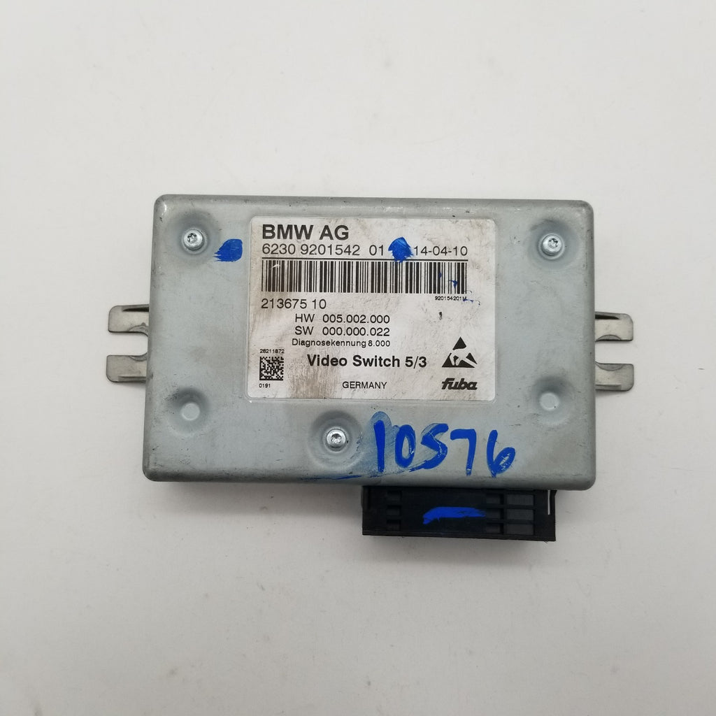 2011 BMW 750i F01 DVD MULTIMEDIA VIDEO SWITCH CONTROL MODULE 9201542