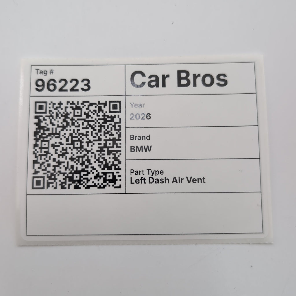 2024 - 2026 BMW i5 530i 540i 550e G60 Front Left Dash Air Vent Dark Oak Trim