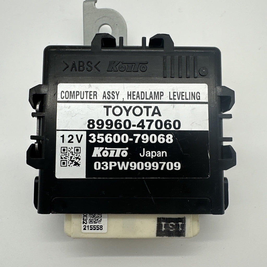 2010 2011 TOYOTA PRIUS HEADLAMP LEVELING CONTROL DASH MODULE OEM 89960-47060