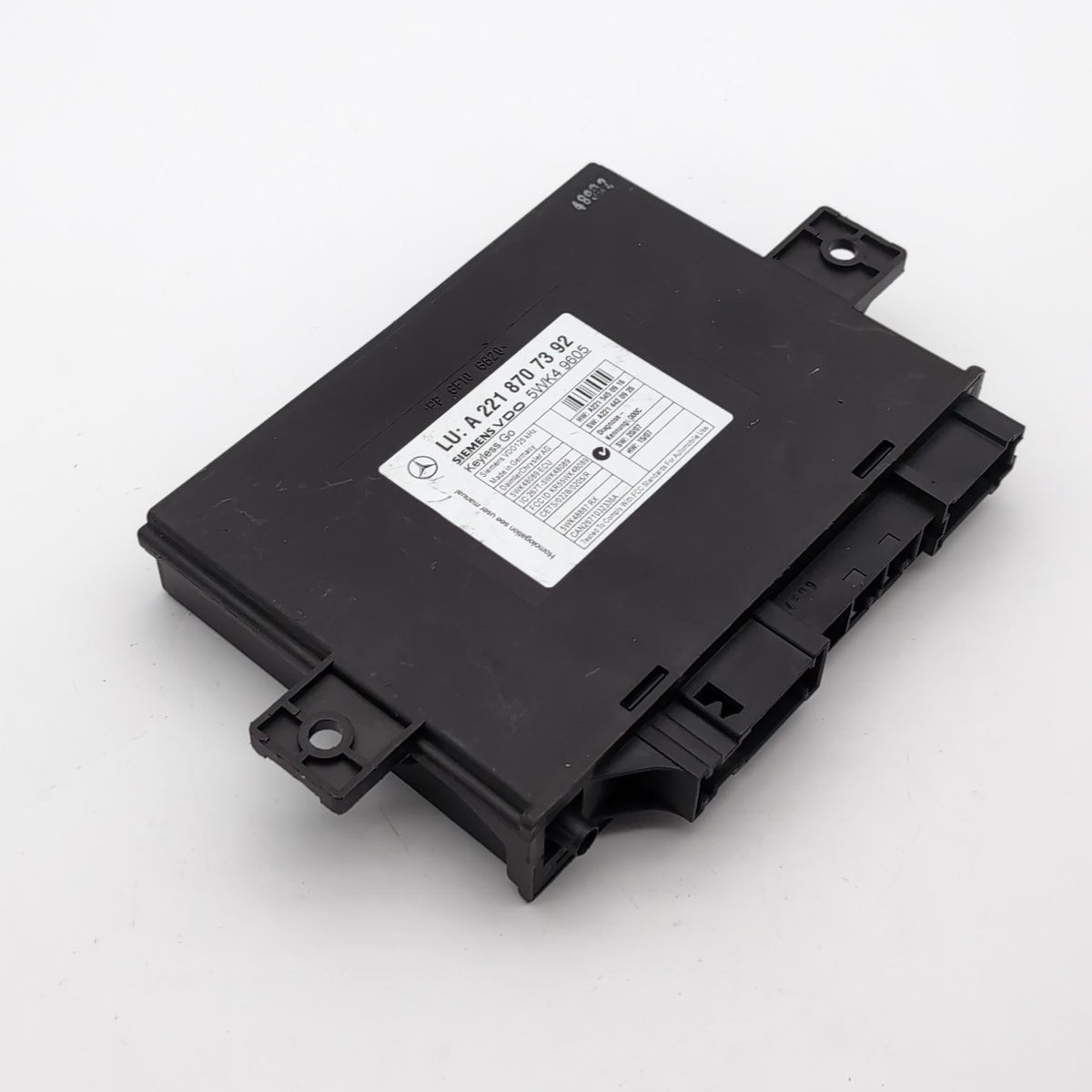 2007- 2010 Mercedes W221 S550 S400 Keyless Go Control Module A2218707392