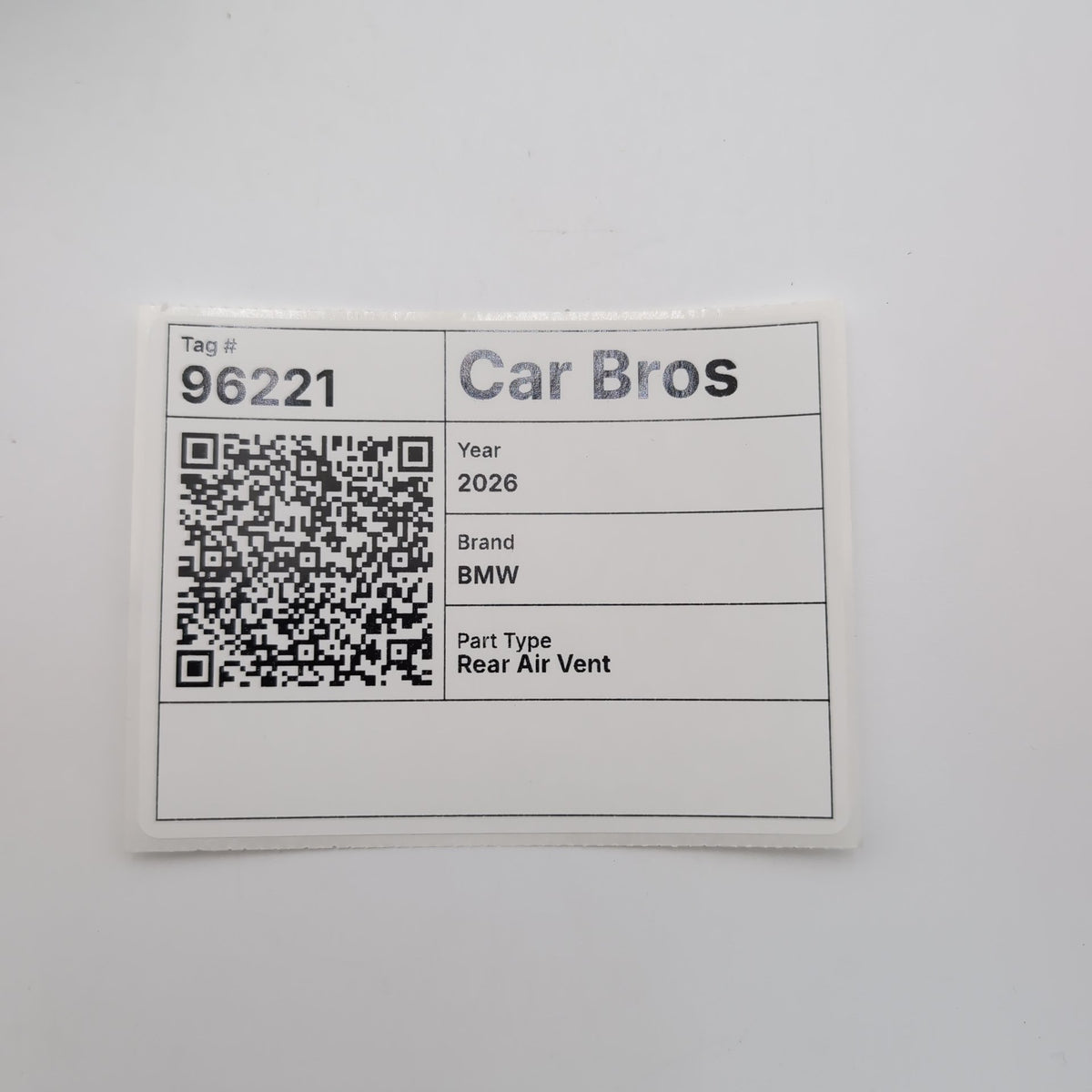 2024 2025 2026 BMW i5 530i 540i G60 Sedan Rear Dash AC Air Vent 5A13167