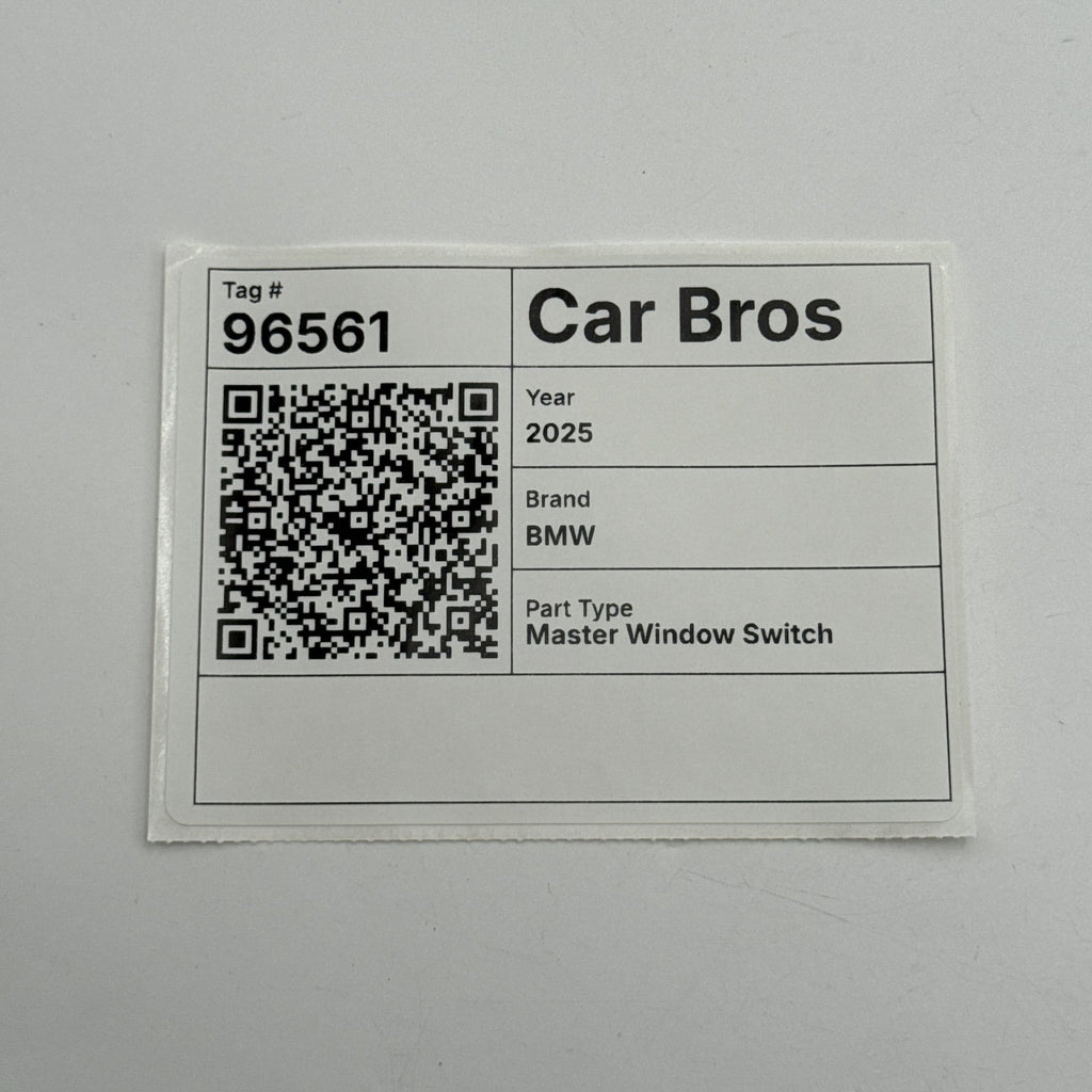 2023 2024 2025 BMW X1 X2 U10 U11 Front Driver Master Window Switch 5A7CB16