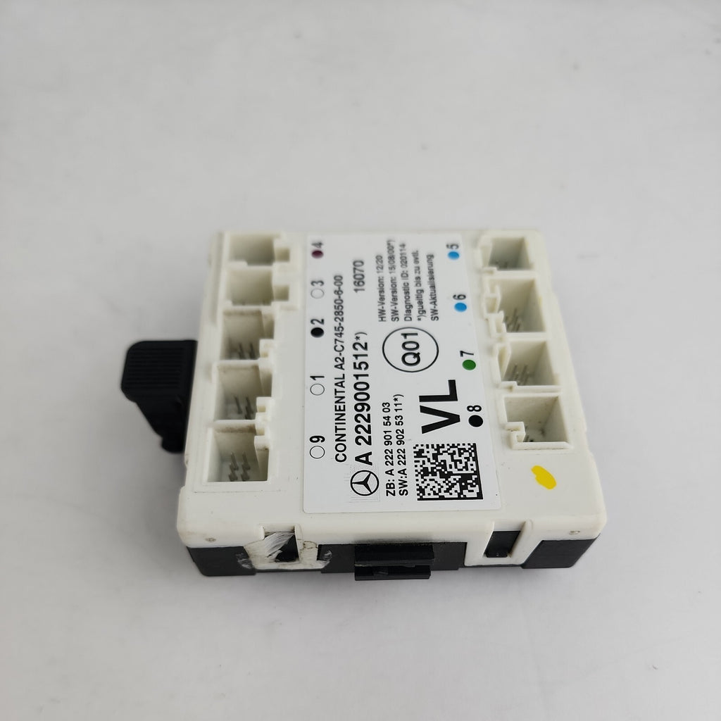 2015 2016 2017 Mercedes C300 GLC300 Front Left Door Control Module A2229001512