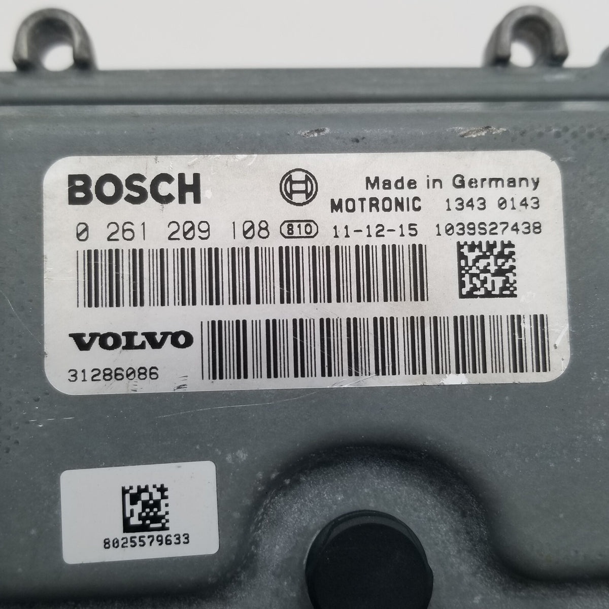 2012 Volvo S60 Engine Control Module Unit Ecm 31286086 C14 006