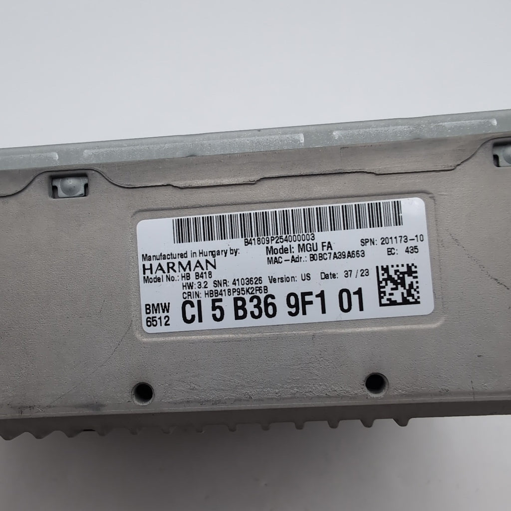 2022 2023 2024 BMW X3 G01 RADIO SIGNAL AUDIO HEAD UNIT 5B369F1