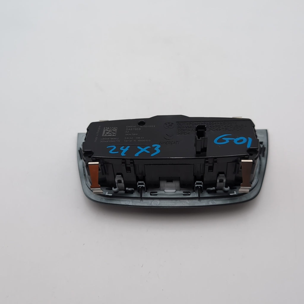 2019 - 2024 BMW G01 G02 F97 F98 X3 X4 Light Control Switch Panel 5A67868