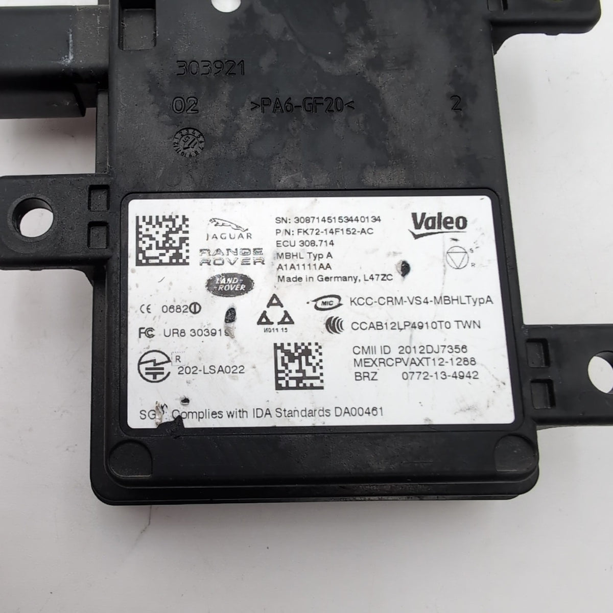 2014 2015 2016 Range Rover Sport Rear Blindspot Radar Sensor OEM FK72-14F152-AC