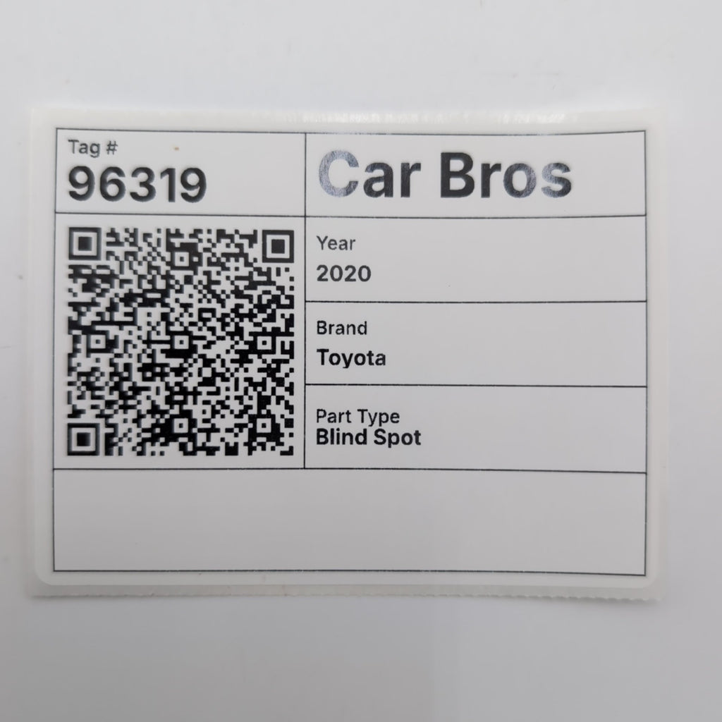 2019 - 2025 Toyota RAV4 Rear Blind Spot Radar Sensor 88162-0R031