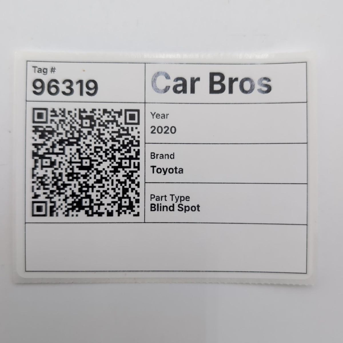 2019 - 2025 Toyota RAV4 Rear Blind Spot Radar Sensor 88162-0R031