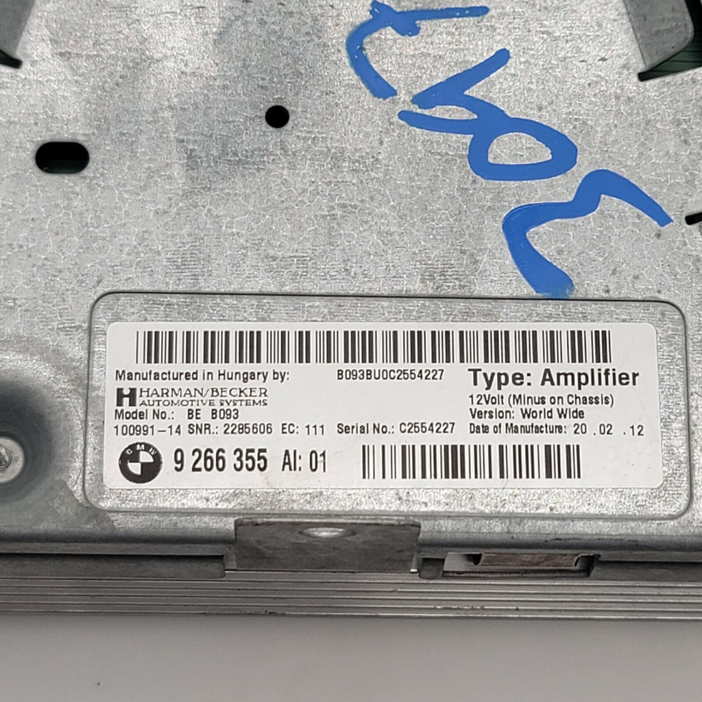 2011- 2016 OEM BMW F10 528 535 550 Hi-Fi HiFi Stereo Audio Amplifier Amp HARMAN