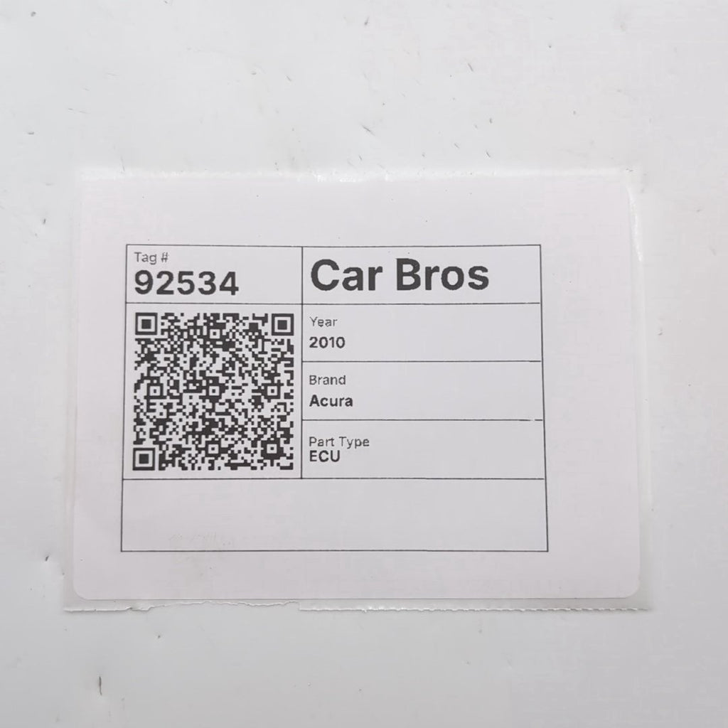 2010 2011 Acura TL 3.7L Engine Computer Control Module ECU 37820-RK2-A83