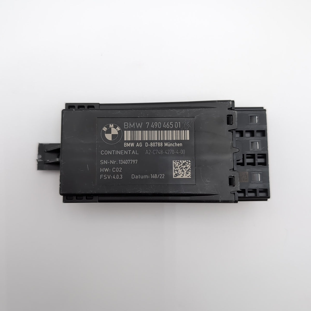 2019- 2024 BMW X5 G05 REAR LEFT DRIVER SEAT HEAT HEATED CONTROL MODULE 7490465