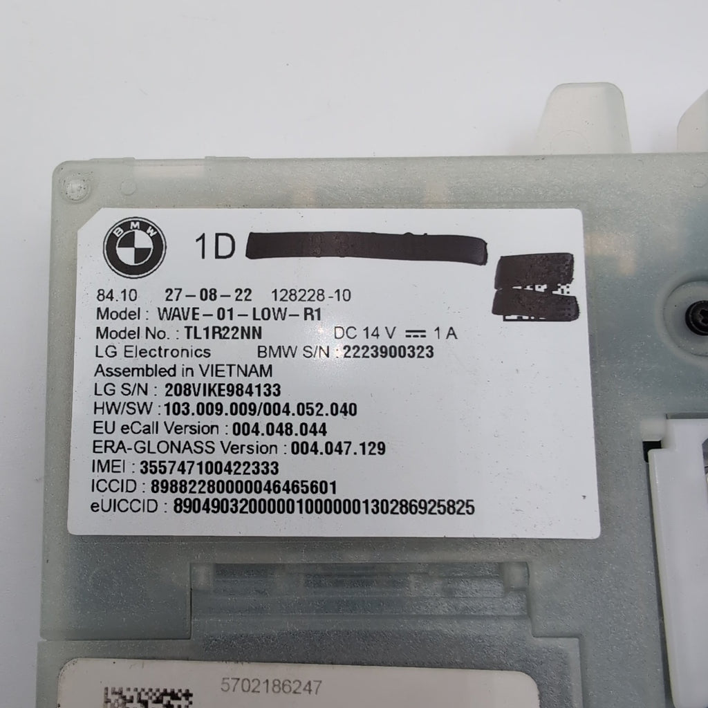 2023 2024 2025 BMW G20 G22 G26 Telematic Communication Control Module 5A92533
