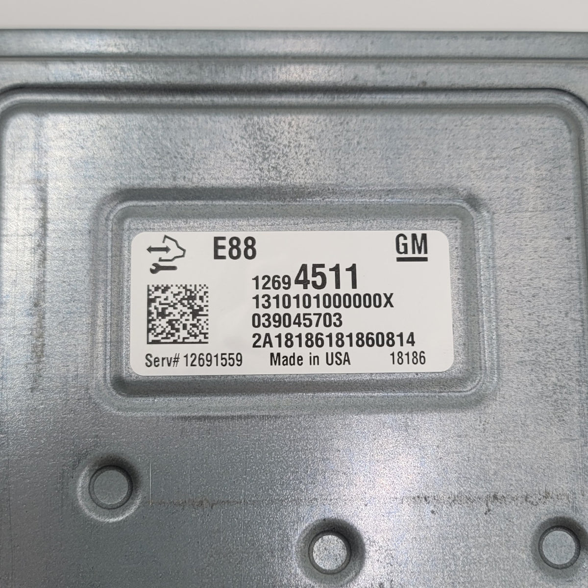 2018 2019 Chevrolet Malibu Engine Computer Control Module ECU EBX OEM 12694511