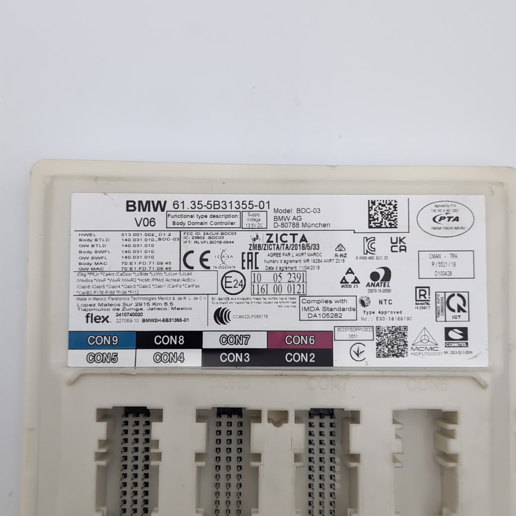 2023 2024 BMW G80 M3 Competition Main Body Domain Control Module BDC OEM 5B31355
