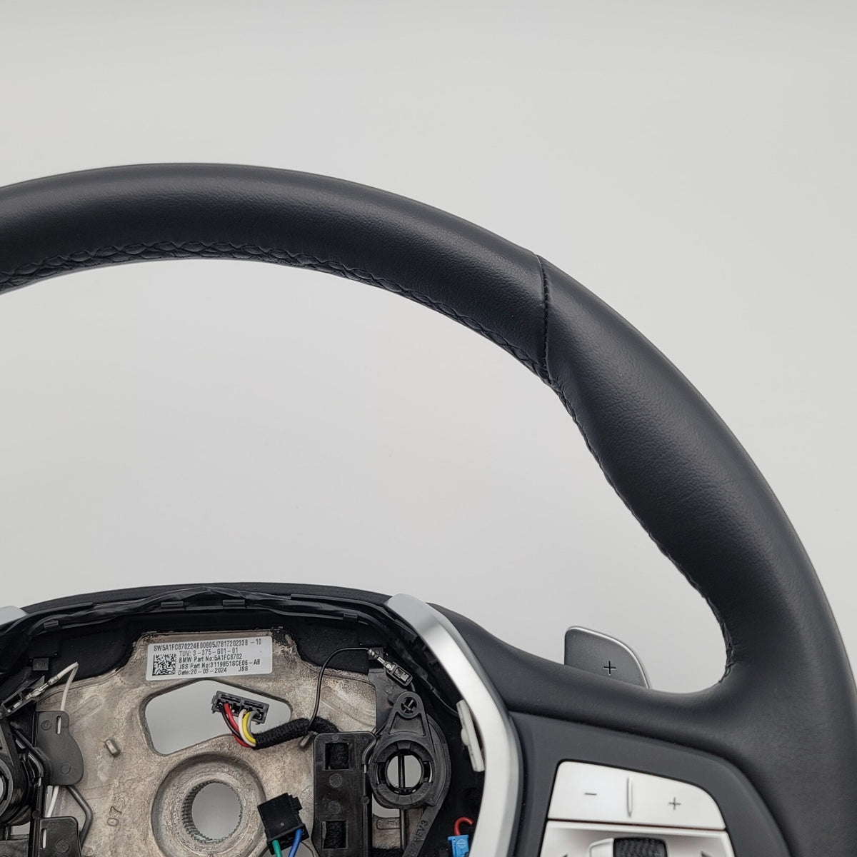 2018- 2023 OEM BMW G01 X3 Sport Leather Steering Wheel HEATED Paddle Shifters