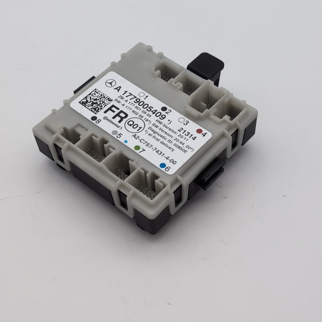 2019- 2022 MERCEDES A220 V177 FRONT RIGHT DOOR CONTROL MODULE OEM A1779005409