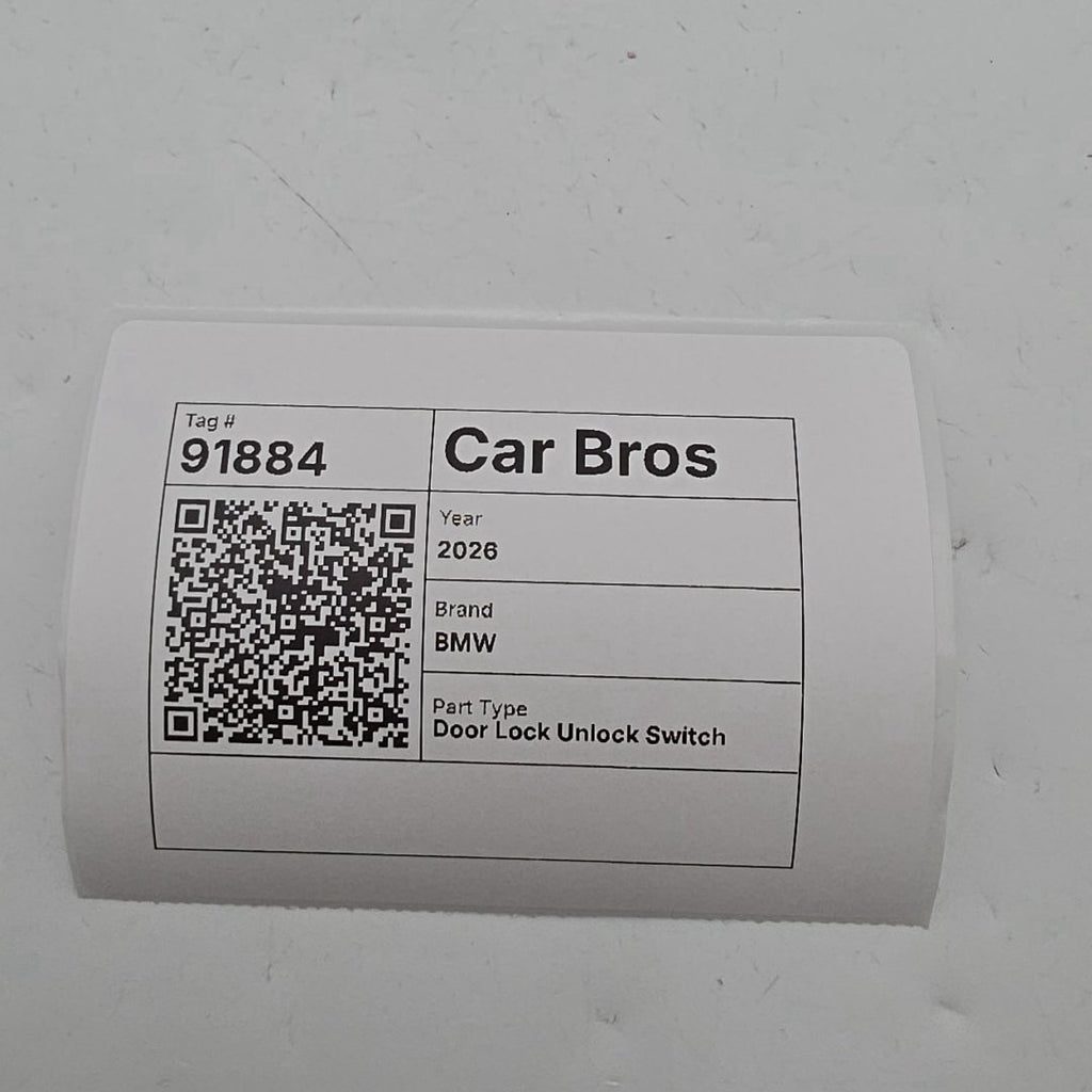 2025 2026 BMW 530i 540i G60 Front Left Door Lock Unlock Touch Panel 5B5BF17