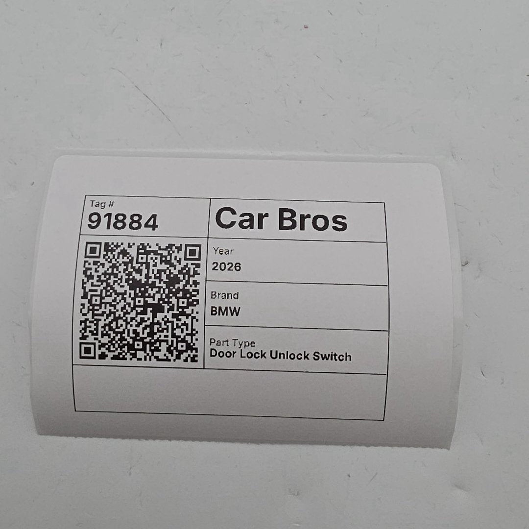 2025 2026 BMW 530i 540i G60 Front Left Door Lock Unlock Touch Panel 5B5BF17