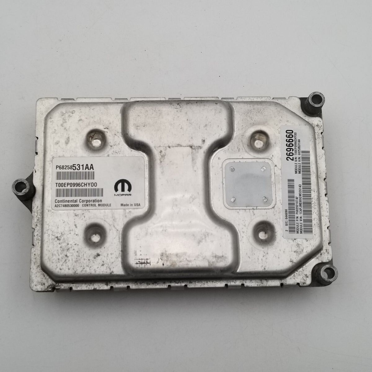 2016 Jeep Cherokee Computer Brain Engine 4X4 ECU ECM EBX Module P68258531AB