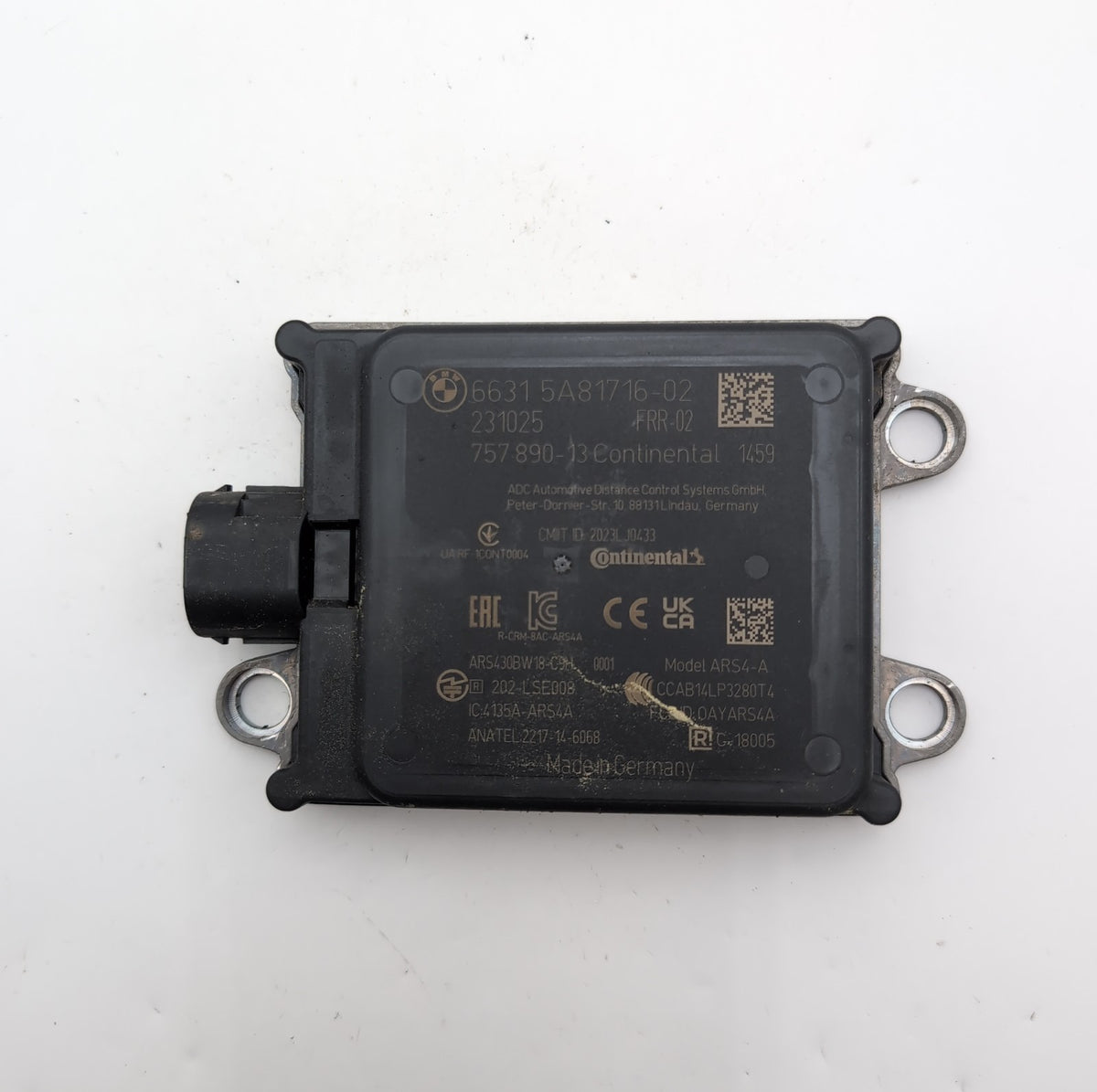 2023 2024 2025 BMW 3 4 5 6 7 8 Series X3 X5 X7 Cruise Distance Radar 5A81716
