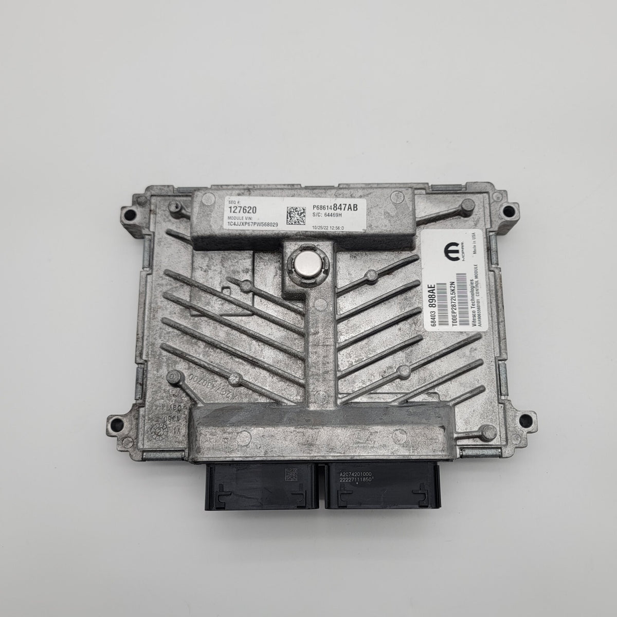 2021 2022 2023 Jeep Wrangler 2.0L 4x4 Hybrid Engine Control Module 68403898AD