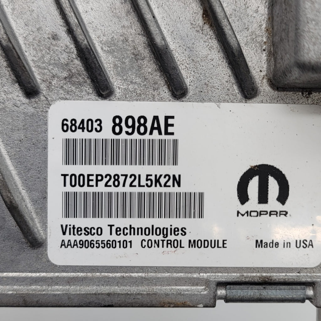 2021 2022 2023 Jeep Wrangler 2.0L 4x4 Hybrid Engine Control Module 68403898AD