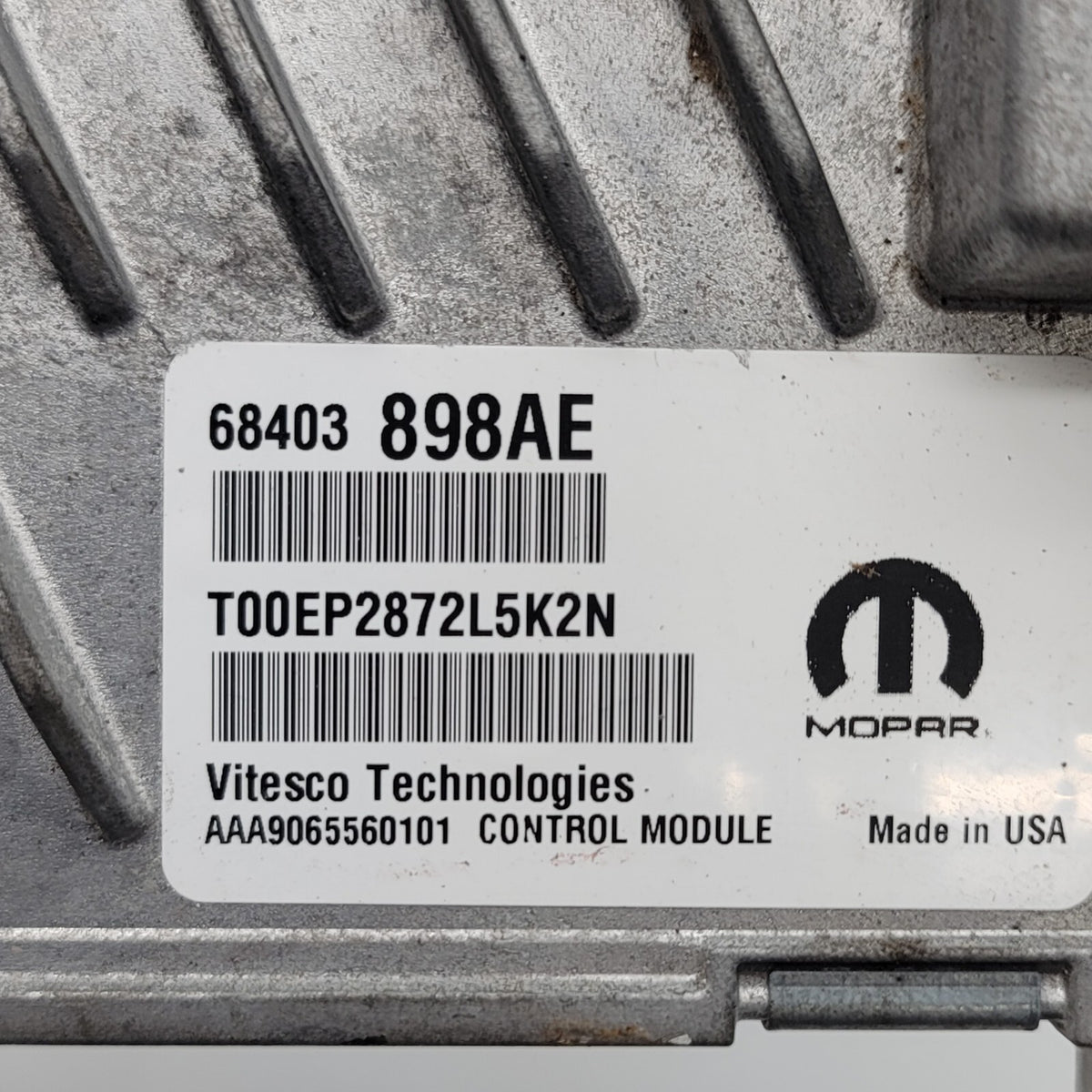 2021 2022 2023 Jeep Wrangler 2.0L 4x4 Hybrid Engine Control Module 68403898AD