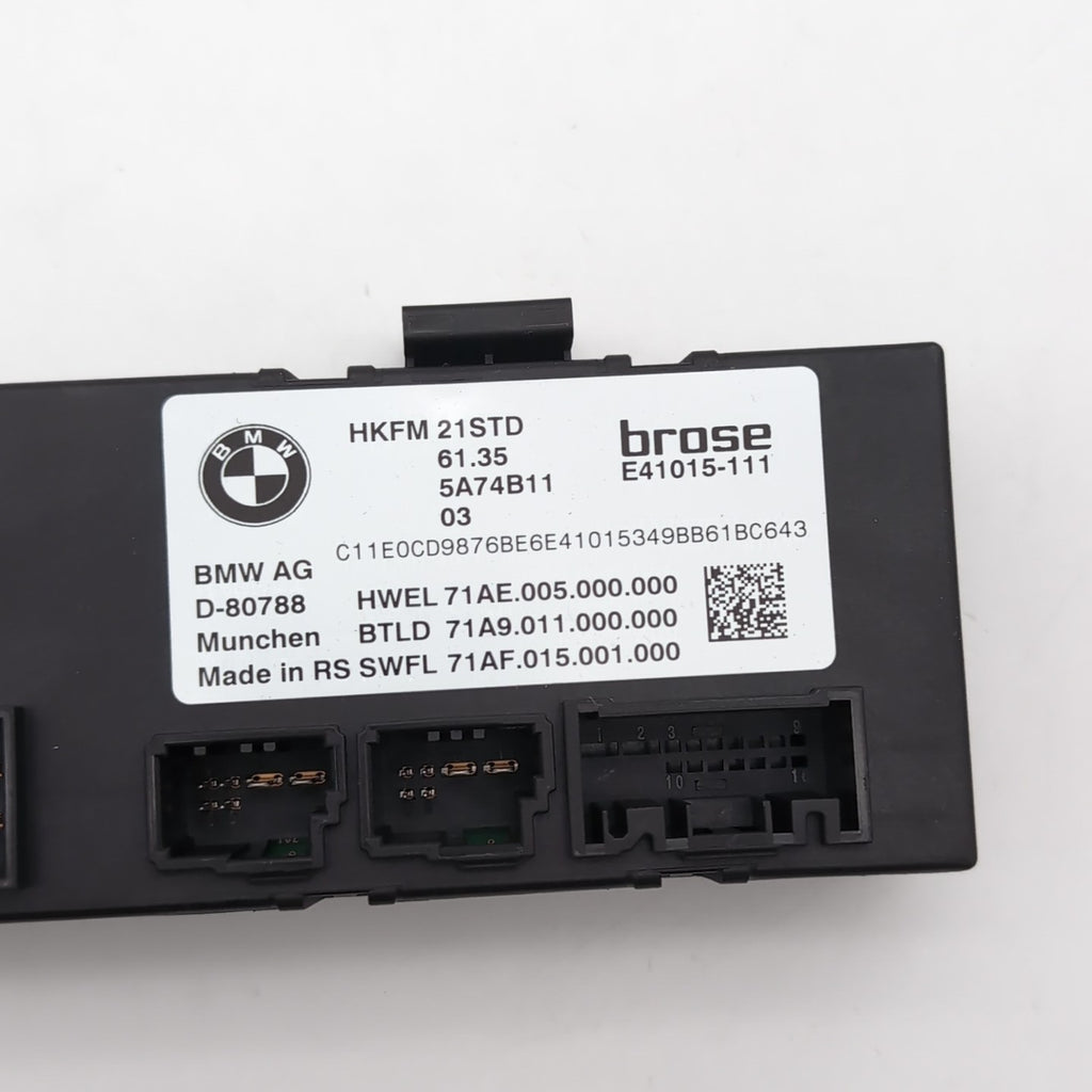 2023 2024 2025 BMW G60 XM X1 X2 X3 Trunk Lid Liftgate Control Module 5A74B11