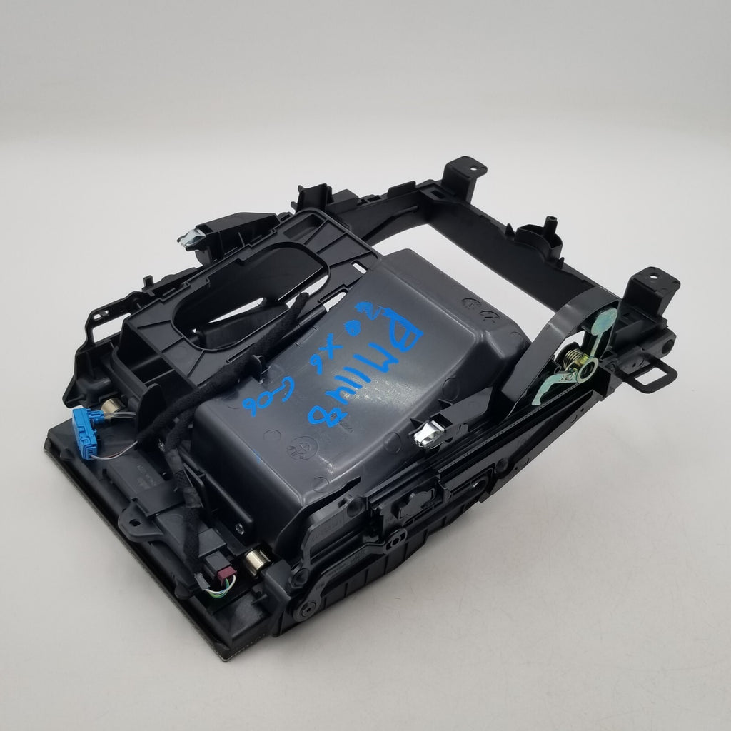 2019 - 2026 BMW X5 X6 X7 Center Console Storage Compartment Aluminum Rhombicle