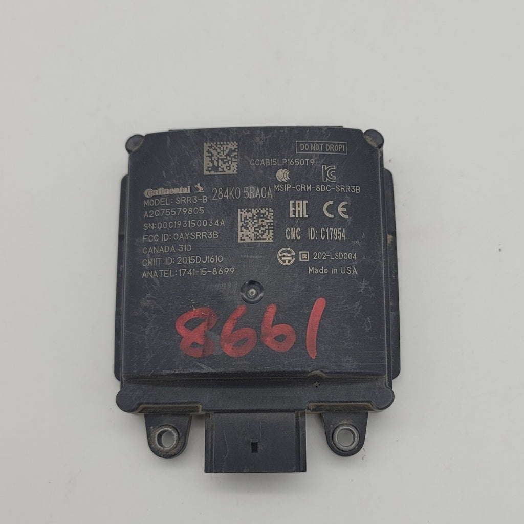 2016- 2020 Nissan Kicks Rear Blind Spot Radar Sensor Module Unit 284K0-5RA0A