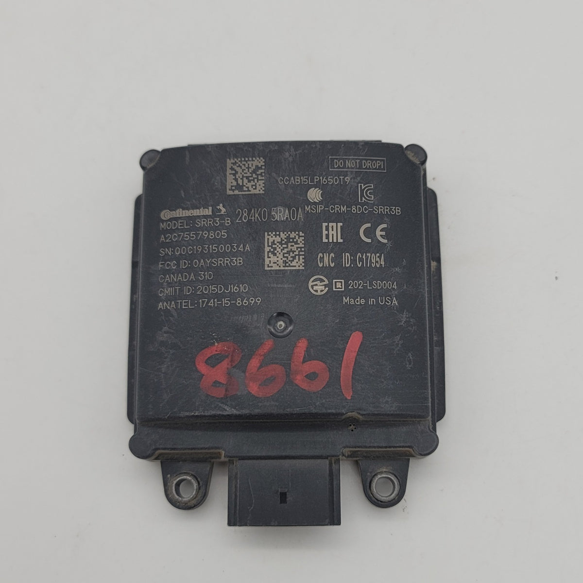 2016- 2020 Nissan Kicks Rear Blind Spot Radar Sensor Module Unit 284K0-5RA0A