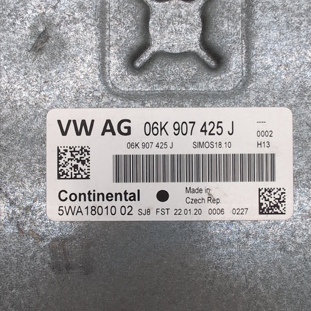 2019 2020 2021 Volkswagen Atlas Engine Computer Control Module ECU 06K907425J