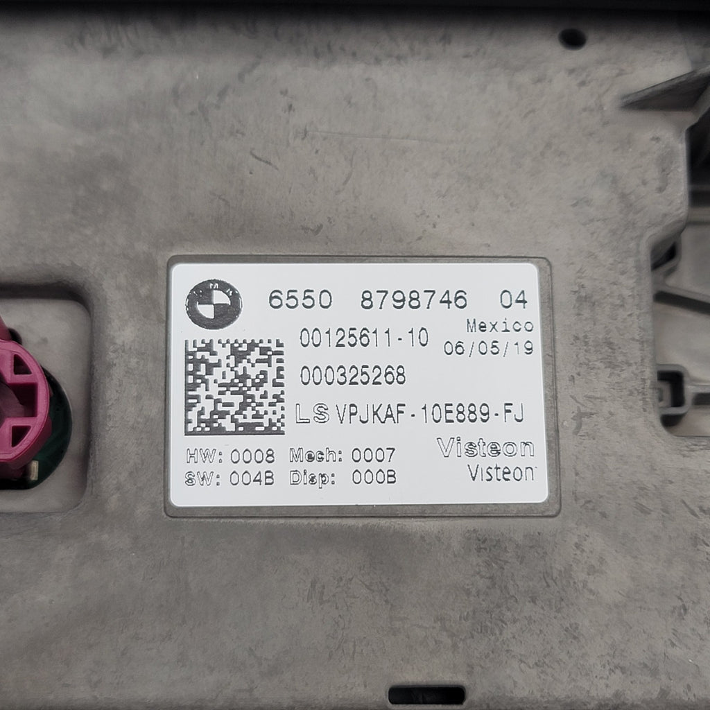 2019- 2023 BMW M8 M850i F91 F92 G14 G15 G16 Central Information Display Unit
