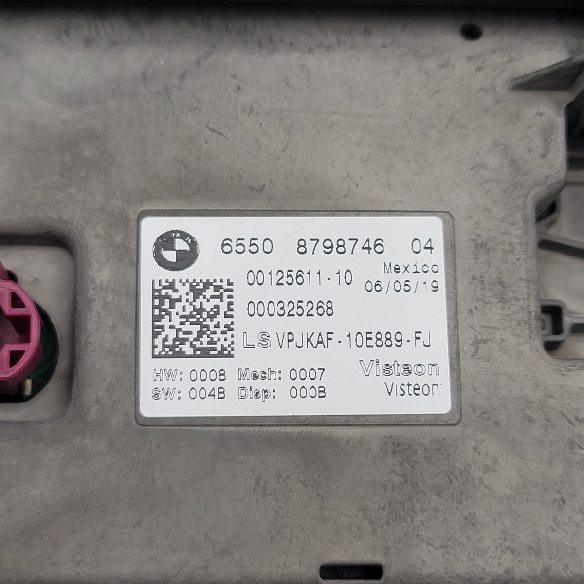 2019- 2023 BMW M8 M850i F91 F92 G14 G15 G16 Central Information Display Unit