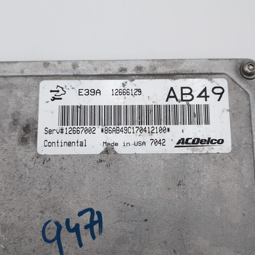 2017 Terrain Traverse Engine Computer Control Module ECU ECM E39A 12666129