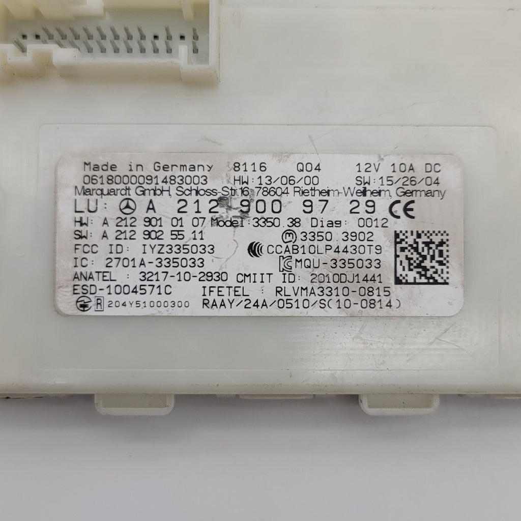 2013- 2020 Mercedes X156 GLA250 E400 SL550 E550 Keyless Go Entry Control Module