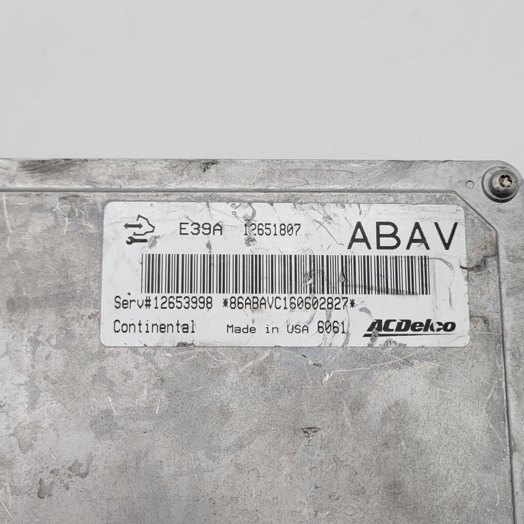 2016 CHEVROLET EQUINOX Engine Control Module ECU 12651807