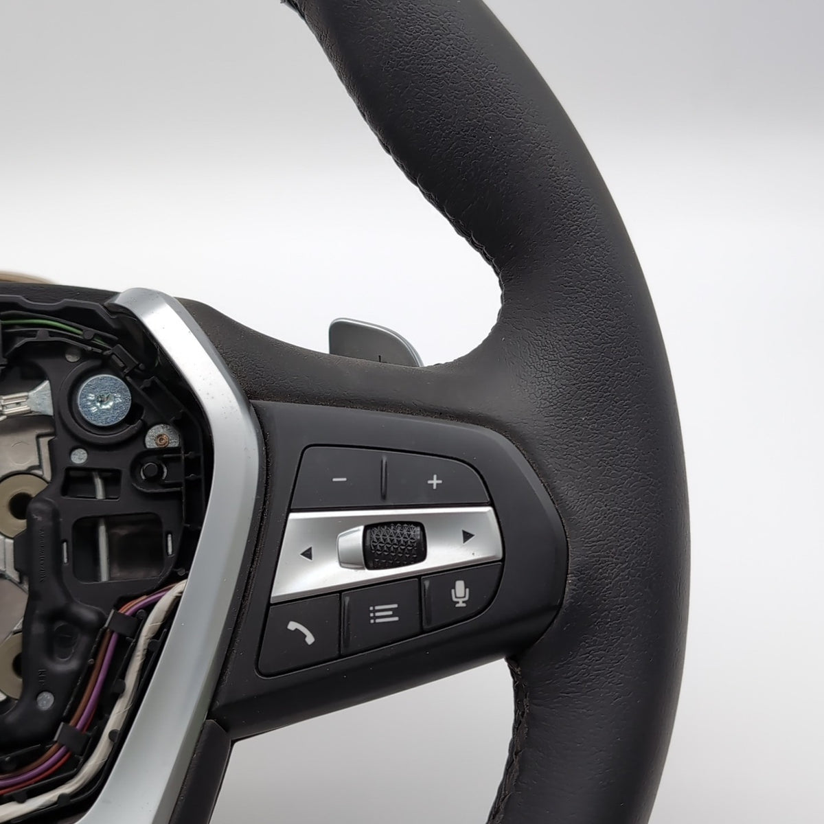 2019- 2024 BMW X5 G05 Steering Wheel Leather with Paddle Shifters 9V25380
