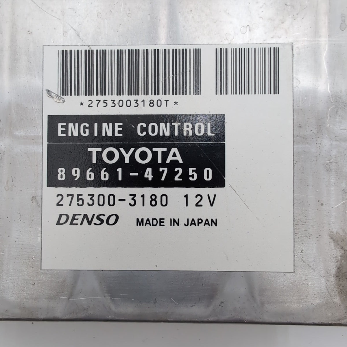 2007 2008 2009 Toyota Prius Engine Computer Control Module ECM ECU 89661-47250