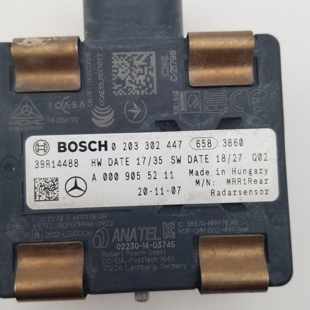 2020 - 2025 MERCEDES GLE350 V167 REAR LEFT BLIND SPOT RADAR SENSOR A0009055211