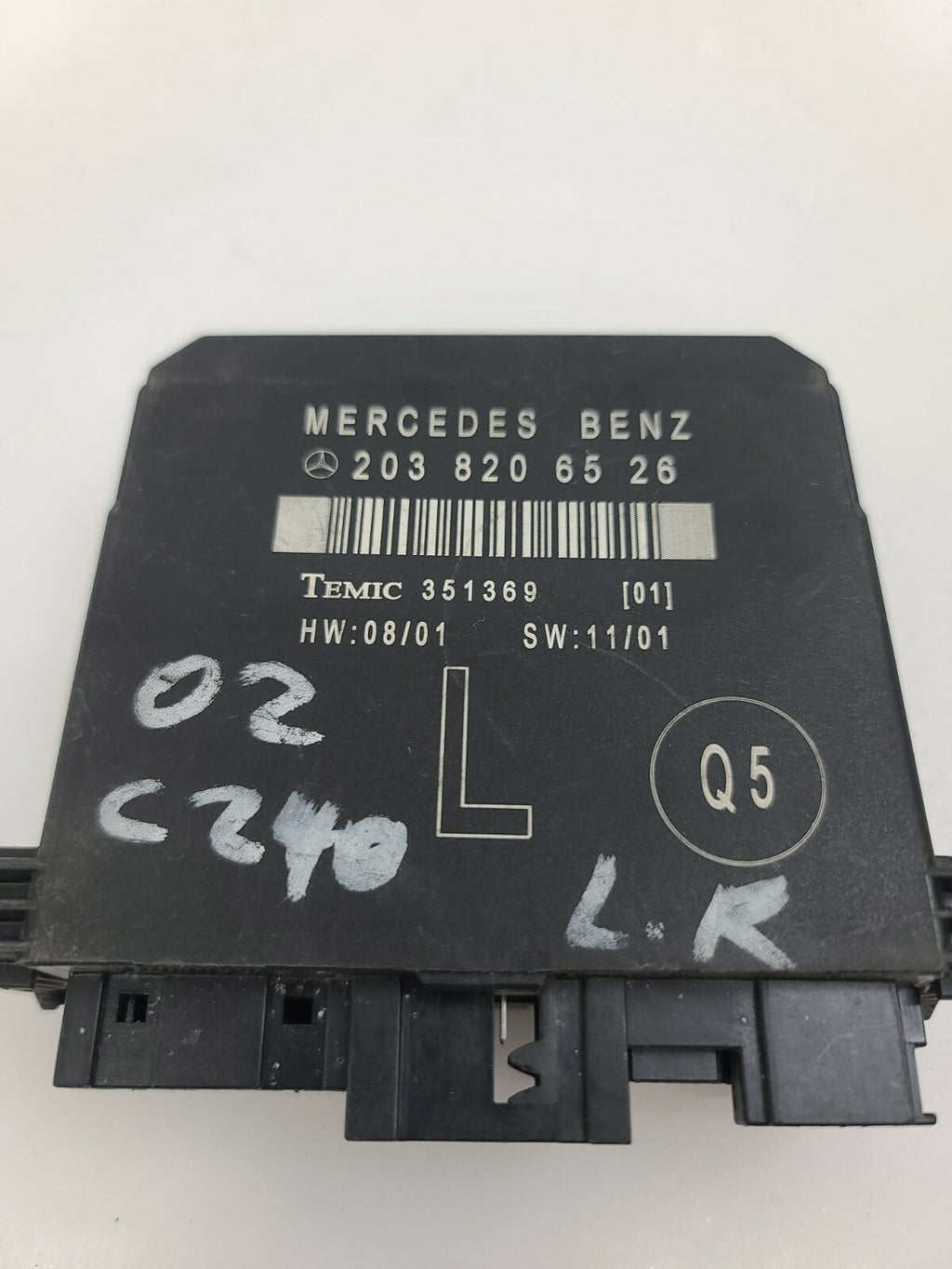 2001- 2007 Mercedes W203 C230 AMG Rear Left Door Control Module 2038206526