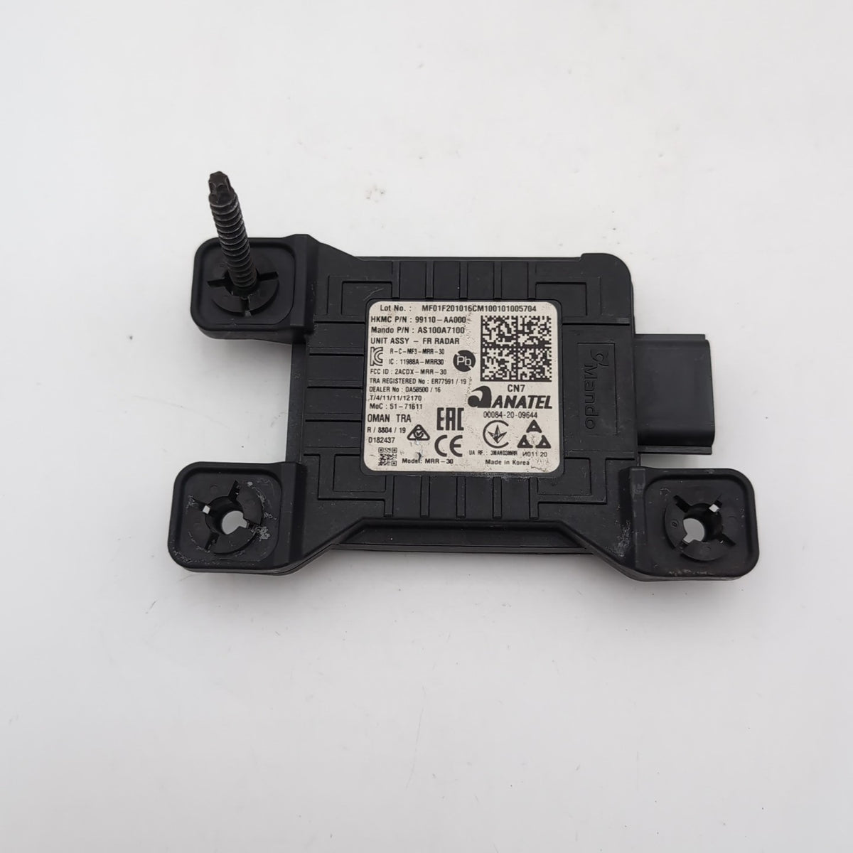 2021 2022 2023 Hyundai Elantra Adaptive Cruise Distance Radar Sensor 99110-AA000