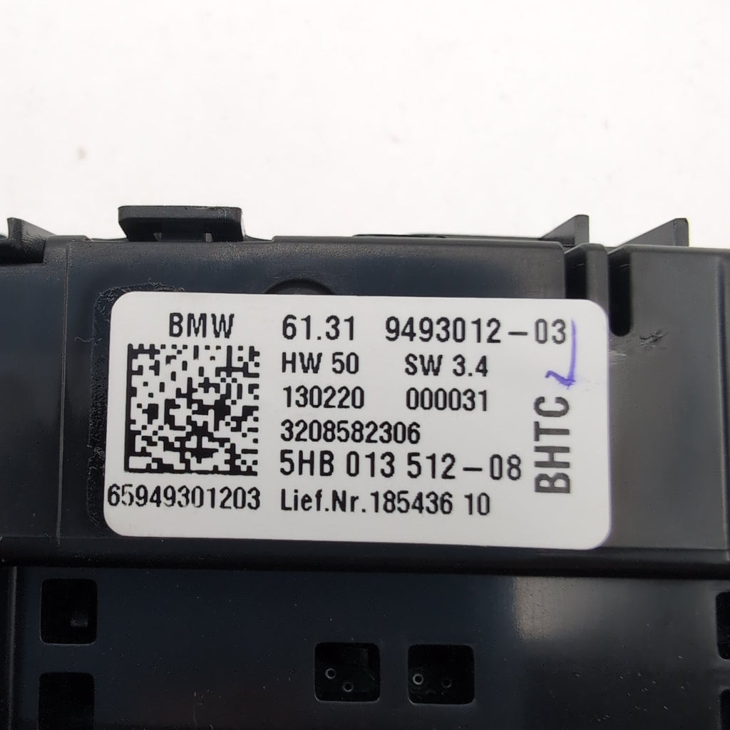 2019 - 2025 BMW 330i G20 G26 Rear AC Heater Climate Control Unit 9493012