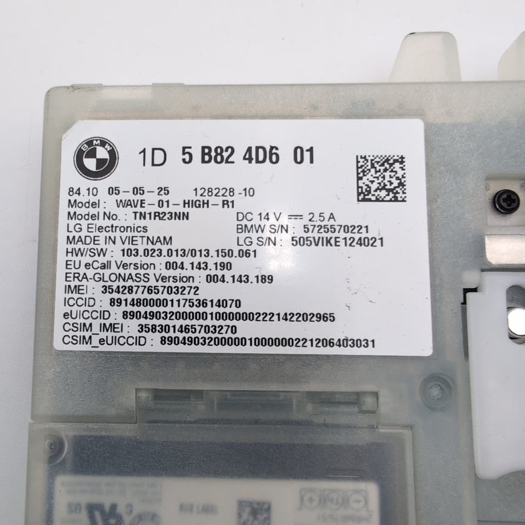 2023 - 2026 BMW G20 G60 X3 X5 X6 M3 M4 Antenna Telematics Control Module 5B824D6