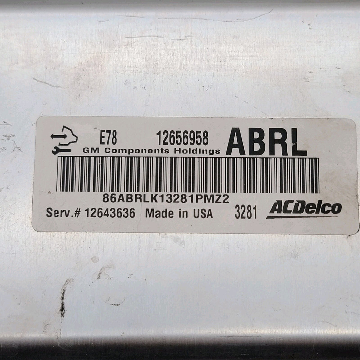 2013 2014 2015 2016 Buick Encore ENGINE COMPUTER BRAIN BOX ECU ECM 12656958